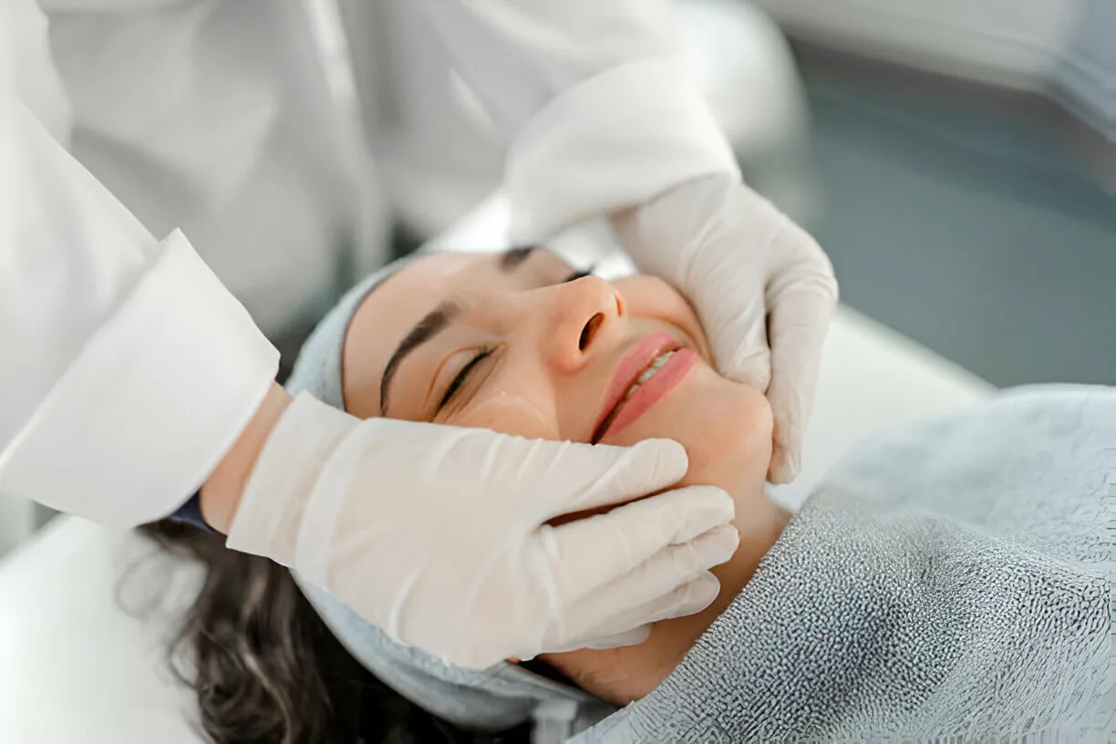 Relaxing professional anti-aging facial treatment for men at Legacy Aesthetic spa in north Edmonton